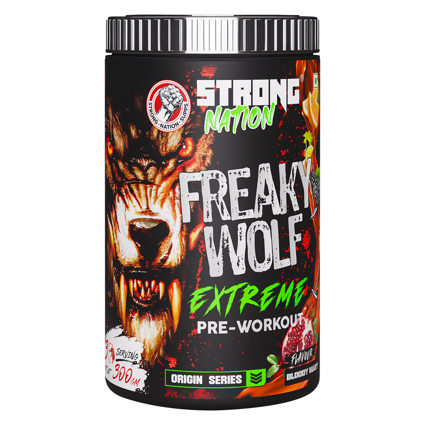 Freaky Wolf Extreme – Hardcore Pre Workout for Energy & Pumps