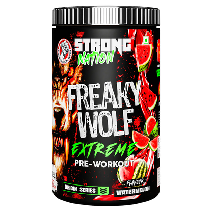 Freaky Wolf Extreme – Hardcore Pre Workout for Energy & Pumps