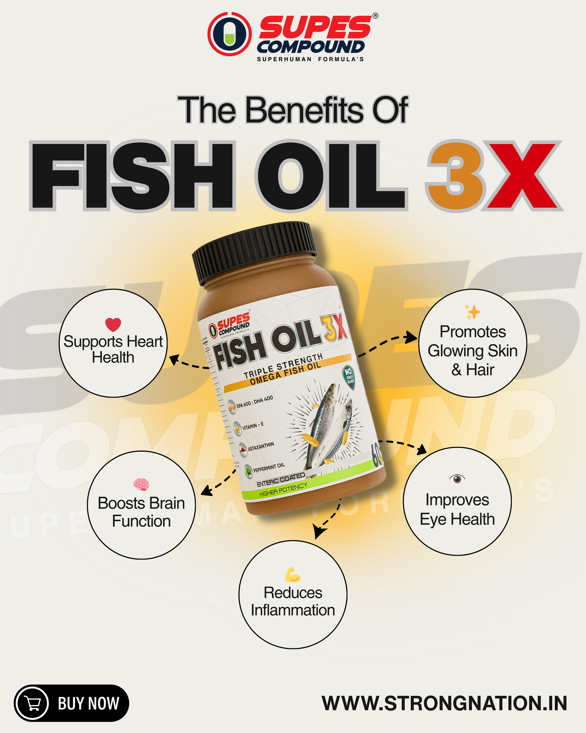 Fish Oil 3X - Livefit Store
