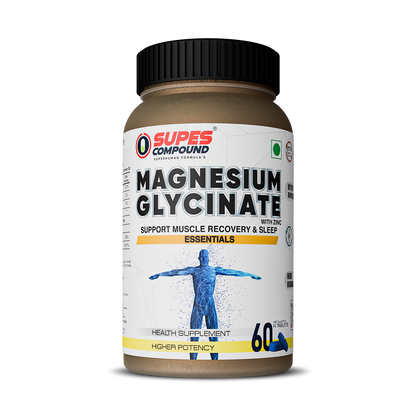 Magnesium Glycinate 2000mg | High Absorption Magnesium Bisglycinate | Sleep, Recovery & Stress Support | 60 Tablets