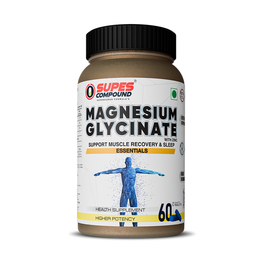 Magnesium Glycinate 2000mg | High Absorption Magnesium Bisglycinate | Sleep, Recovery & Stress Support | 60 Tablets