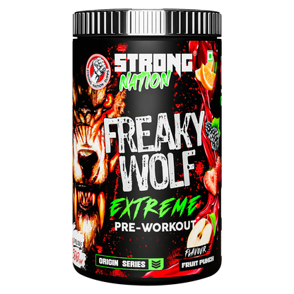 Freaky Wolf Extreme – Hardcore Pre Workout for Energy & Pumps