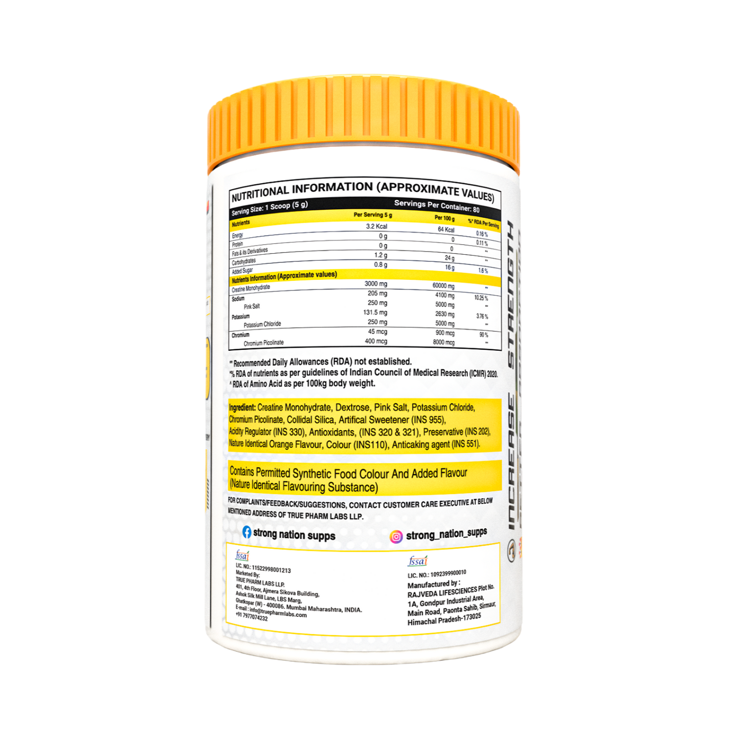 PHOSPHATE CREATINE - Livefit Store