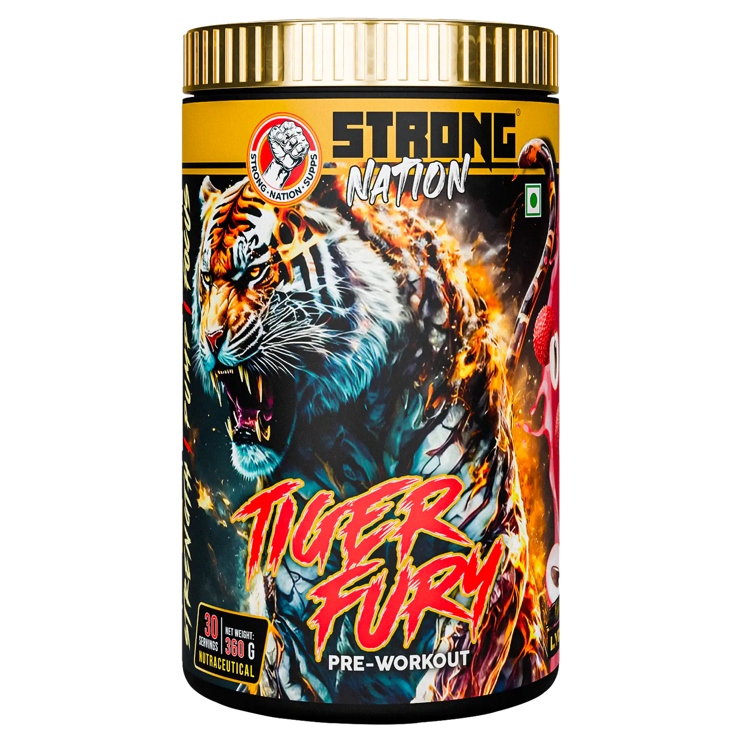 Tiger Fury – High-Stimulant Pre Workout for Energy & Focus