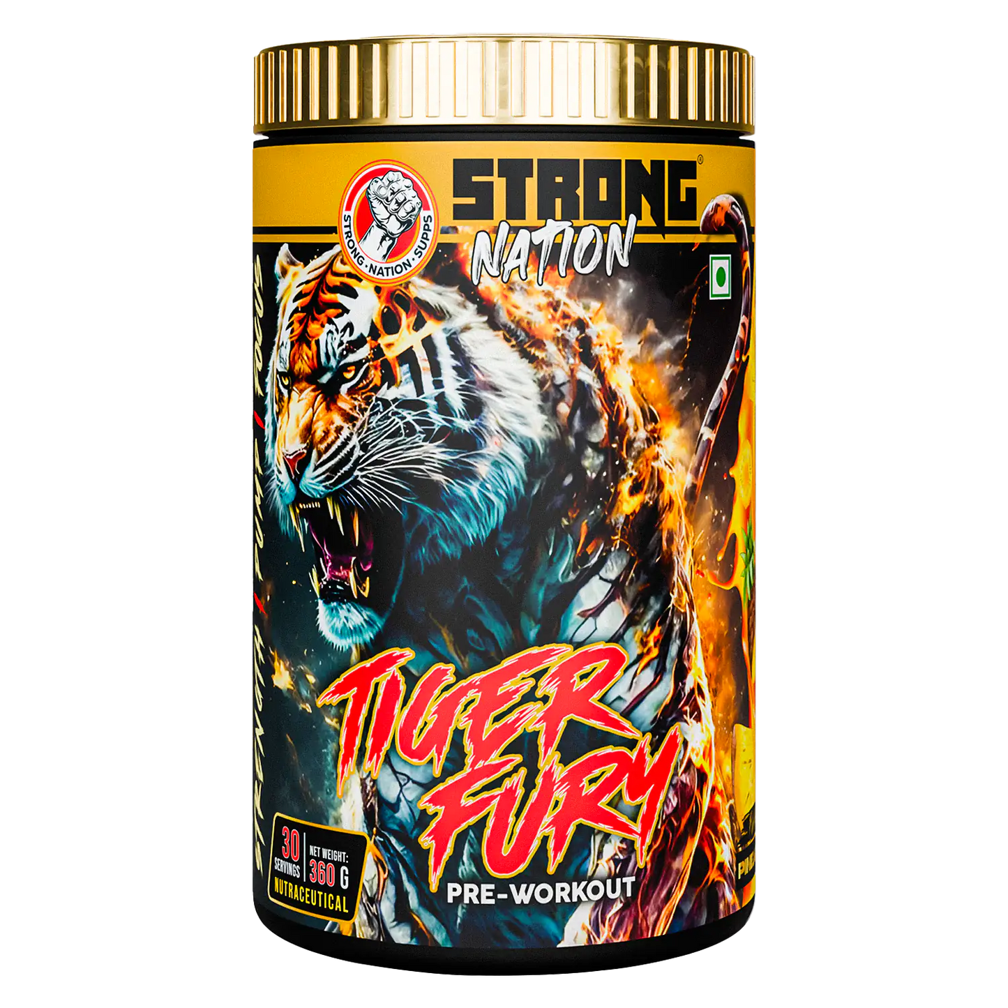 Tiger Fury – High-Stimulant Pre Workout for Energy & Focus