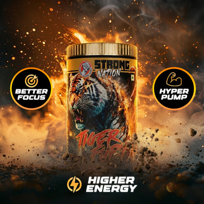 Tiger Fury – High-Stimulant Pre Workout for Energy & Focus